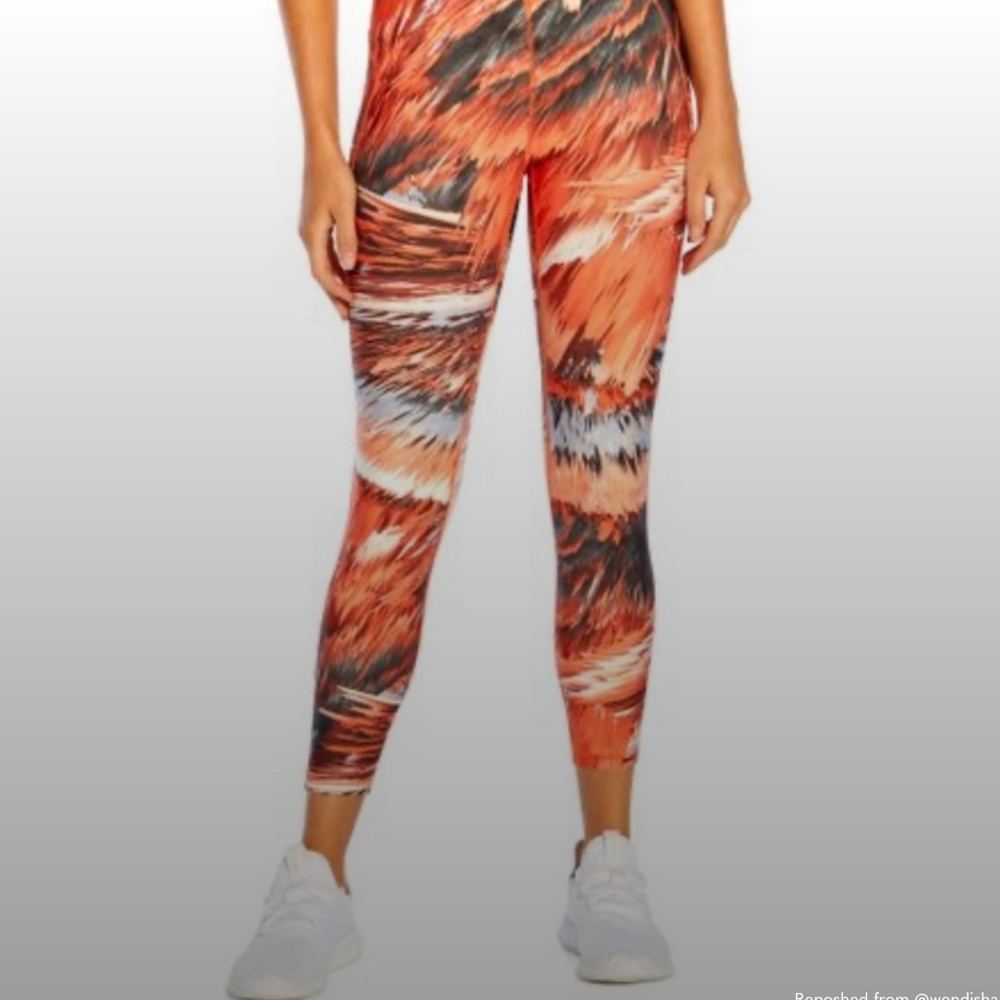 Cycle House by Marika Print Leggings Size S Orage New
